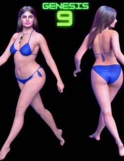Maya Cinematic Female Character for Genesis 9