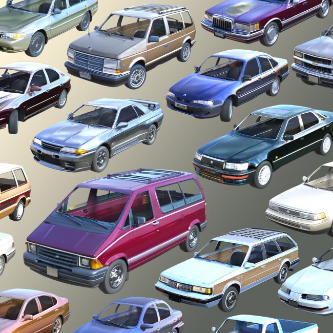 Click here to see preview images for "Vehicles - 1990s" Vehicles - 1990s