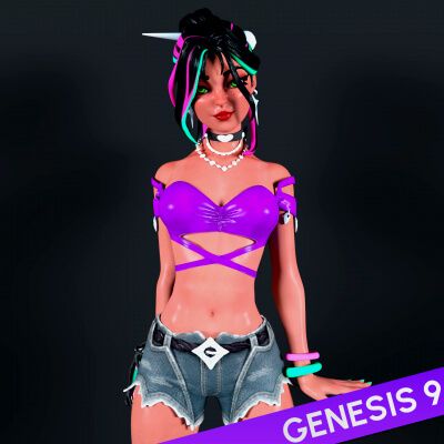 Click here to see preview images for "Fortnite Sand Witch Helsie for Genesis 9" Fortnite Sand Witch Helsie for Genesis 9