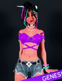 Fortnite Sand Witch Helsie for Genesis 9