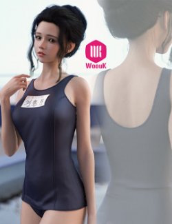dForce WUK Old Swimsuit for Genesis 9, 8 and 8.1 Female