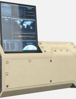 Sci-Fi Terminal Props