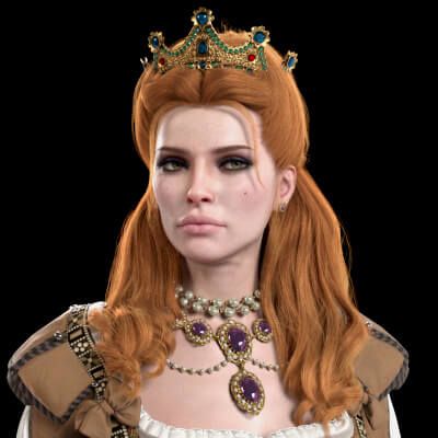 Click here to see preview images for "Duchess Hair for G8 Female" Duchess Hair for G8 Female