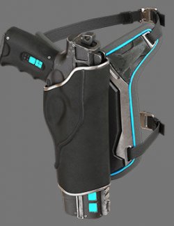 Exnem Blaster Gun & Holster for Genesis 8 Female