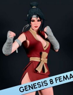 Fortnite Mali for Genesis 8 Female