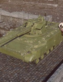 2S38 BTR PVO WT for DAZ3D