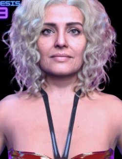 Olivia Old Age Female Character for Genesis 9