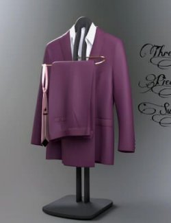 A3S P-Mens 3 Piece Suit