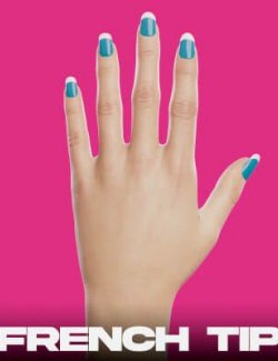 French Tip Fingernails for G8F