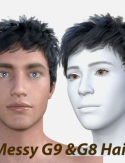 RS Pixie Hair - Pixie Cut Short Hair Genesis 8 and 9 Bundle