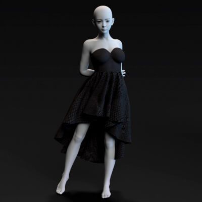 Click here to see preview images for "IDM Regal Fairy-Tale Dress G9F" IDM Regal Fairy-Tale Dress G9F