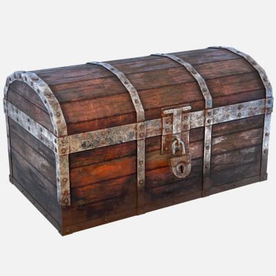 Click here to see preview images for "Pirate Chest Box Props" Pirate Chest Box Props