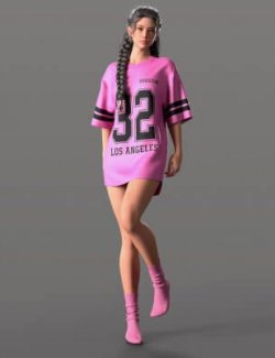 Oversize T-Shirt and Socks G9
