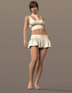 Top 07v and Skirt G8 Female