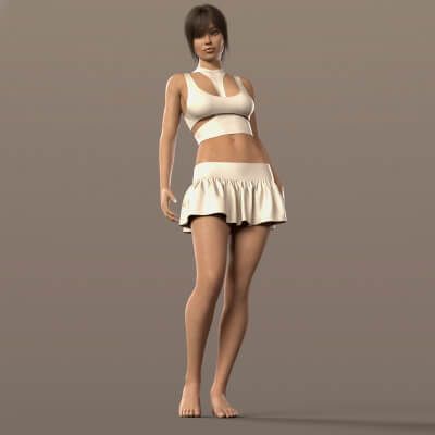 Click here to see preview images for "Top 07v and Skirt G8 Female" Top 07v and Skirt G8 Female