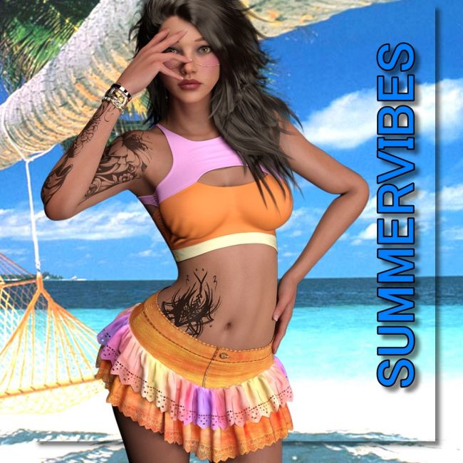 Click here to see preview images for "ST13 Summervibes Arizona Miniskirt" ST13 Summervibes Arizona Miniskirt