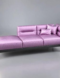 Modern Modular Sofa 3D Model AQ3D