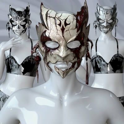 Click here to see preview images for "AT Mask Fox for Genesis 9" AT Mask Fox for Genesis 9