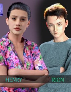 BUNDLE Vol 2 Henry and Rion for Genesis 9 Male