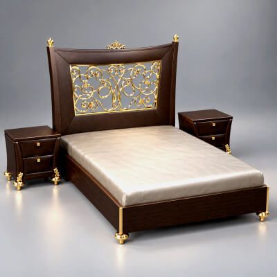 Click here to see preview images for "Luxury Bedroom Bed 3D Model AQ3D" Luxury Bedroom Bed 3D Model AQ3D