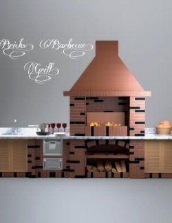 A3S P-Brick Barbecue Grill