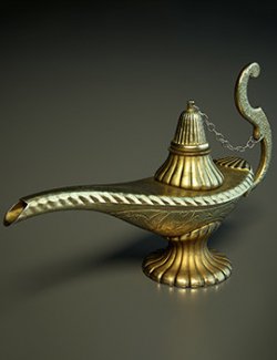 Magic Genie Lamp Prop