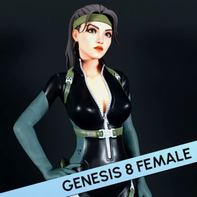 Click here to see preview images for "Fortnite Grace Crowne for Genesis 8 Female" Fortnite Grace Crowne for Genesis 8 Female