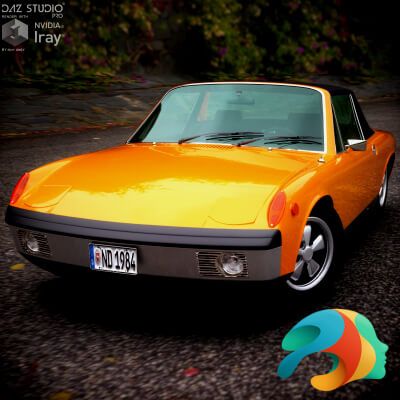 Click here to see preview images for "Porsche 914 6 1970 for DAZ Studio" Porsche 914 6 1970 for DAZ Studio