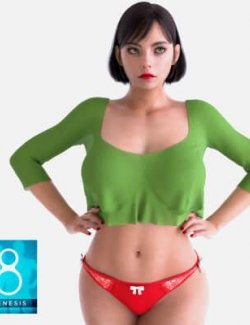dForce Luna Crop Top for Genesis 8 & 8.1 Female
