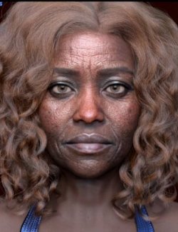 Kara for Genesis 9 African Grandma Realistic Female