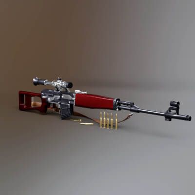 Click here to see preview images for "Modern Sniper Rifle with Scope and Ammo AQ3D" Modern Sniper Rifle with Scope and Ammo AQ3D