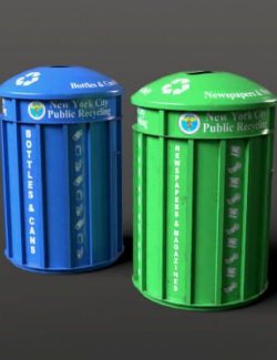 Trash Bin 2 in 1