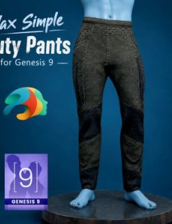 Max Simple Duty Pants for Genesis 9