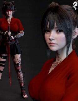 NC Ning Kono and Shadow Kunoichi Dress G9F