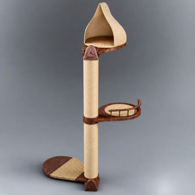 Click here to see preview images for "Cat Tree Tower with Scratching Post & Perches 3D Model" Cat Tree Tower with Scratching Post & Perches 3D Model