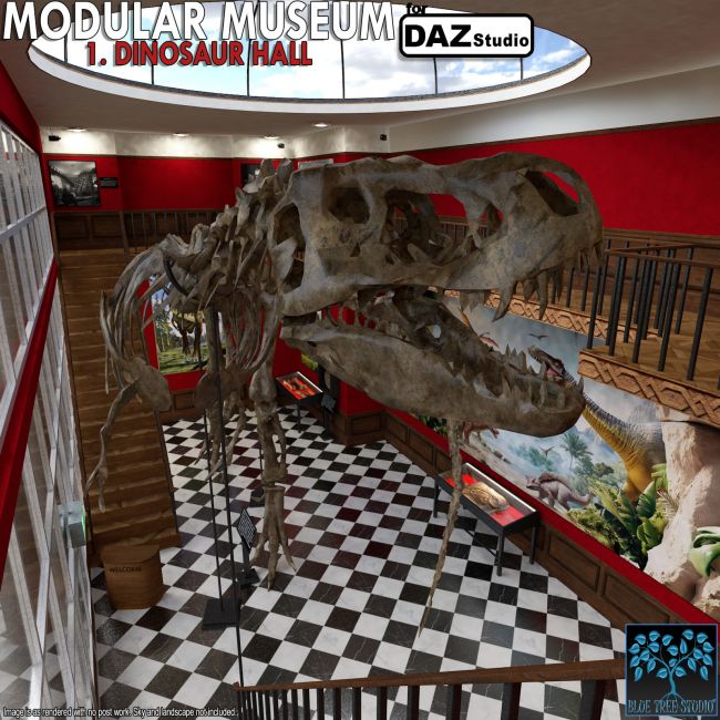 Click here to see preview images for "Modular Museum01 for Daz Studio" Modular Museum01 for Daz Studio