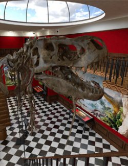 Modular Museum01 for Daz Studio