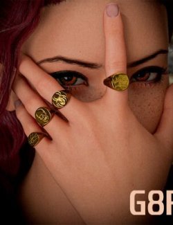 IIIDM Noble Signet Ring for Genesis 8 Female