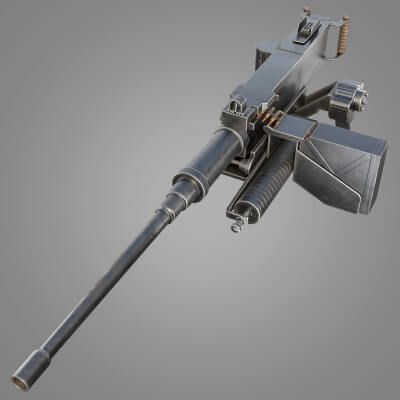 Click here to see preview images for "Machine Gun Browning M2 Props" Machine Gun Browning M2 Props