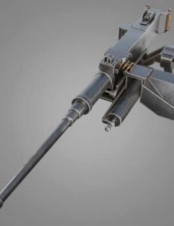 Machine Gun Browning M2 Props
