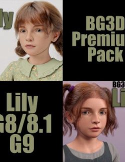 BG3D Premium Pack for Lily G8-8.1-G9