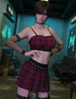 MG-Punk Doll Outfit G9 G8F dForce