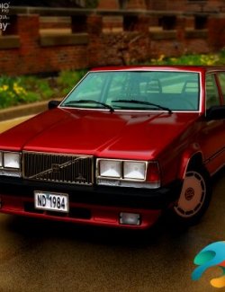Volvo 760 GLE 1986 for DAZ Studio