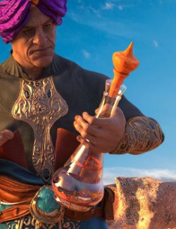 Genie Bottle for Daz