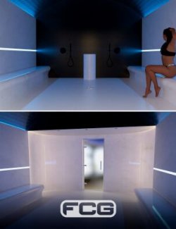 Modern Spa Interior & Hammam (Turkish Bath) for DAZ Studio