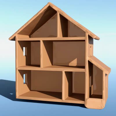 Click here to see preview images for "Low Poly House" Low Poly House
