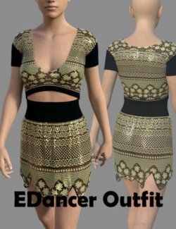 EDancer Outfit for Genesis 8 Female