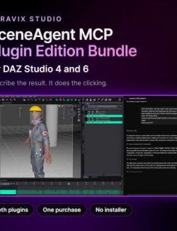 SceneAgent MCP Plugin Edition for DAZ Studio 4 and 6