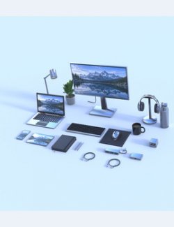 Office Props for DAZ Studio