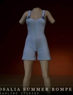 dForce Rosalia Summer Romper for Genesis 8 8.1 Female and 9